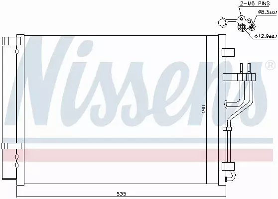 NISSENS CHŁODNICA KLIMATYZACJI 940353 
