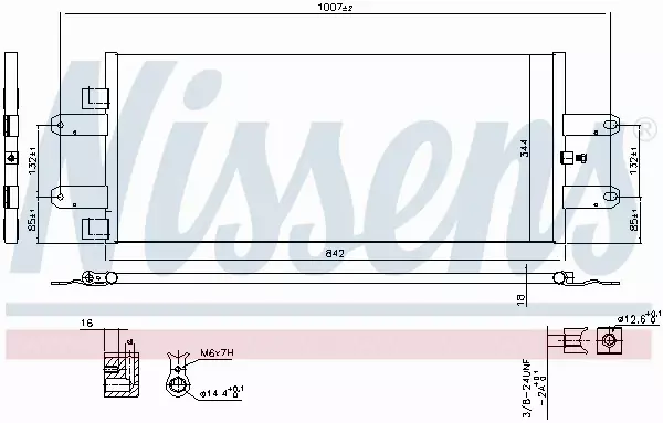 NISSENS CHŁODNICA KLIMATYZACJI 940440 