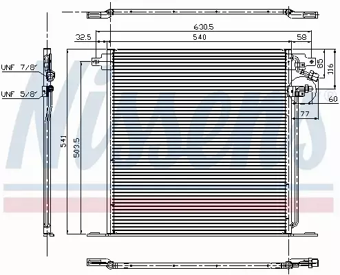 NISSENS SKRAPLACZ KLIM MERCEDES VITO W638 96- 