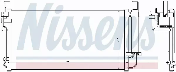 NISSENS CHŁODNICA KLIMATYZACJI 94449 
