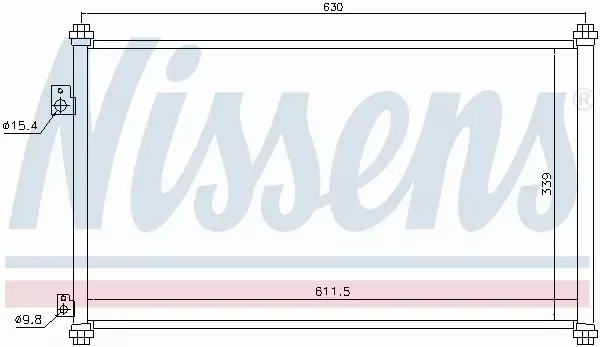 NISSENS SKRAPLACZ KLIMATYZACJI HONDA CIVIC 01- 