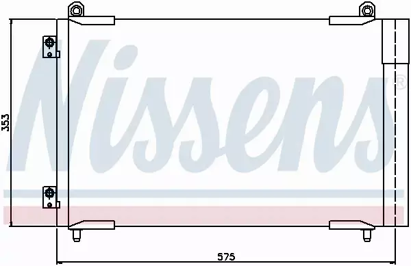 NISSENS CHŁODNICA KLIMATYZACJI 94837 