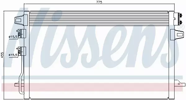 NISSENS CHŁODNICA KLIMATYZACJI 94929 