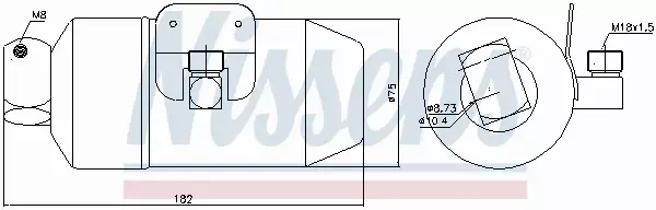 NISSENS OSUSZACZ KLIMATYZACJI 95027 