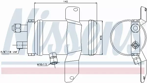 NISSENS OSUSZACZ KLIMATYZACJI 95049 