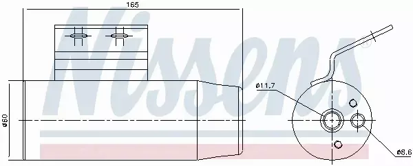 NISSENS OSUSZACZ KLIMATYZACJI 95124 