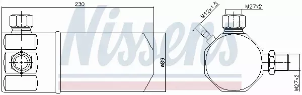 NISSENS OSUSZACZ KLIMATYZACJI 95137 