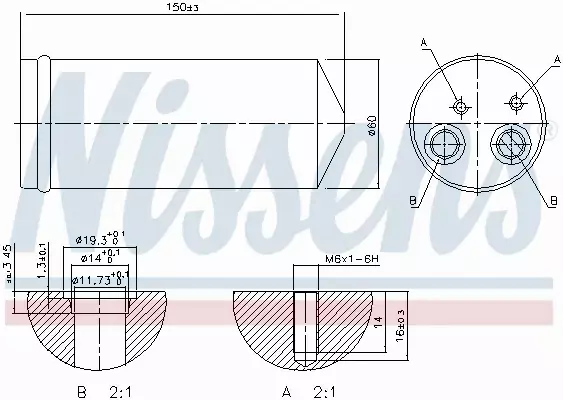 NISSENS OSUSZACZ KLIMATYZACJI 95139 