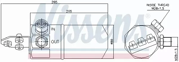 NISSENS OSUSZACZ KLIMATYZACJI 95194 