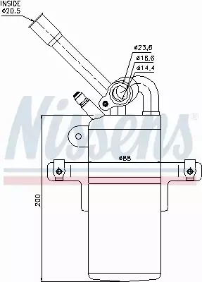 NISSENS OSUSZACZ KLIMATYZACJI 95213 