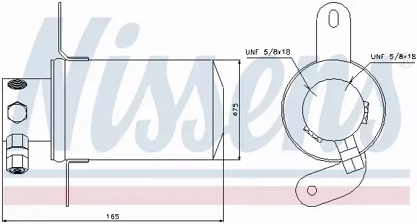 NISSENS OSUSZACZ KLIMATYZACJI 95228 
