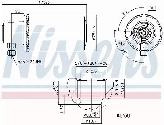 NISSENS OSUSZACZ KLIMATYZACJI 95229 