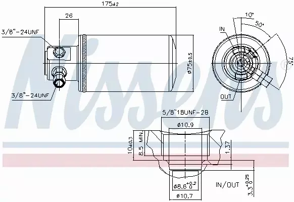 NISSENS OSUSZACZ KLIMATYZACJI 95230 