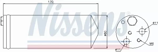 NISSENS OSUSZACZ KLIMATYZACJI 95239 