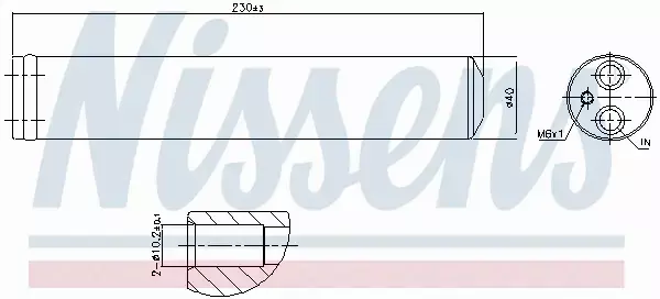 NISSENS OSUSZACZ KLIMATYZACJI 95241 