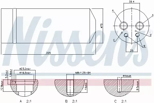 NISSENS OSUSZACZ KLIMATYZACJI 95314 