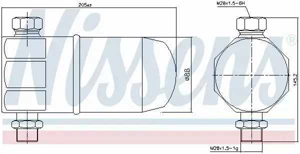 NISSENS OSUSZACZ KLIMATYZACJI 95324 