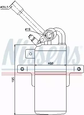 NISSENS OSUSZACZ KLIMATYZACJI 95331 