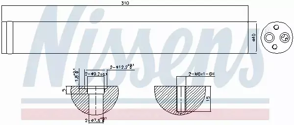 NISSENS OSUSZACZ KLIMATYZACJI 95342 