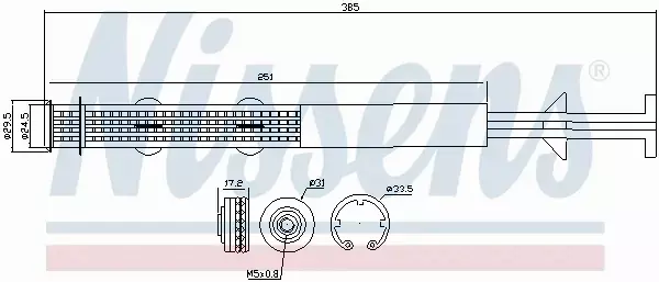 NISSENS OSUSZACZ KLIMATYZACJI 95403 