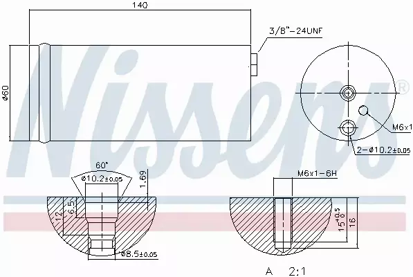 NISSENS OSUSZACZ KLIMATYZACJI 95405 