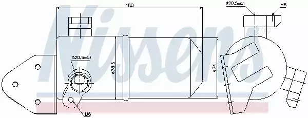NISSENS OSUSZACZ KLIMATYZACJI 95433 