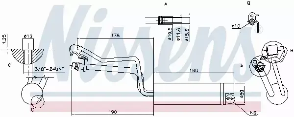 NISSENS OSUSZACZ KLIMATYZACJI 95448 