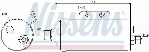 NISSENS OSUSZACZ KLIMATYZACJI 95482 