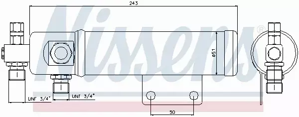 NISSENS OSUSZACZ KLIMATYZACJI 95493 