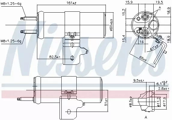 NISSENS OSUSZACZ KLIMATYZACJI 95568 