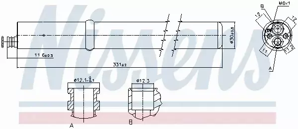 NISSENS OSUSZACZ KLIMATYZACJI 95589 