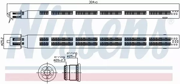 NISSENS OSUSZACZ KLIMATYZACJI 95745 
