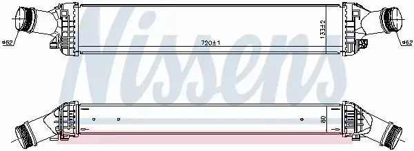 NISSENS CHŁODNICA INTERCOOLER 96111 