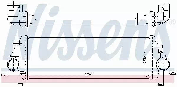 NISSENS CHŁODNICA INTERCOOLER 961238 