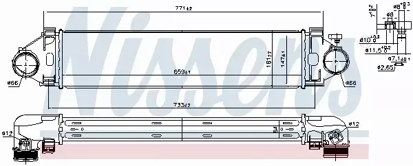 NISSENS INTERCOOLER 961501 