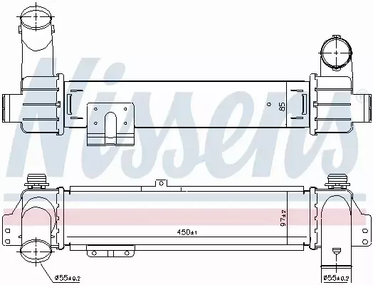 NISSENS CHŁODNICA INTERCOOLER 96215 