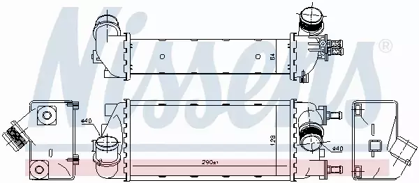 NISSENS CHŁODNICA INTERCOOLER 96271 