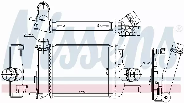 NISSENS CHŁODNICA INTERCOOLER 96328 