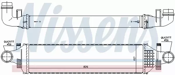 NISSENS CHŁODNICA INTERCOOLER 96335 