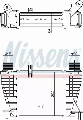 NISSENS INTERCOOLER 96396 