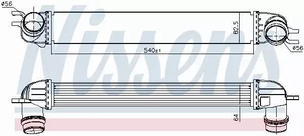 NISSENS CHŁODNICA INTERCOOLER 96397 