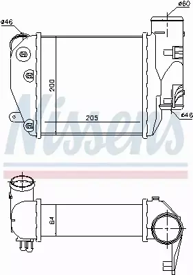 NISSENS CHŁODNICA INTERCOOLER 96417 