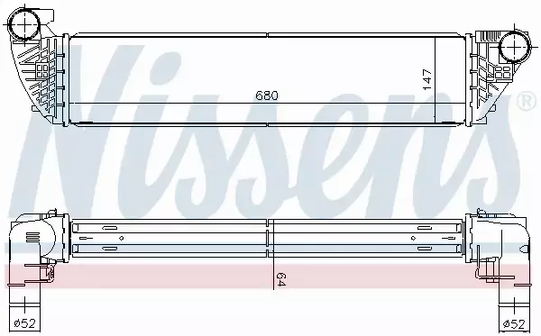 NISSENS CHŁODNICA INTERCOOLER 96418 