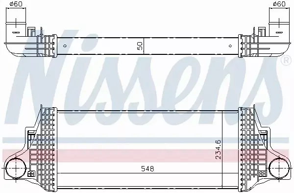 NISSENS INTERCOOLER 96419 