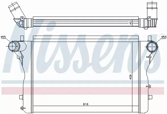 NISSENS CHŁODNICA INTERCOOLER 96420 