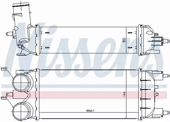 NISSENS CHŁODNICA INTERCOOLER 96437 