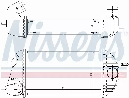 NISSENS CHŁODNICA INTERCOOLER 96465 