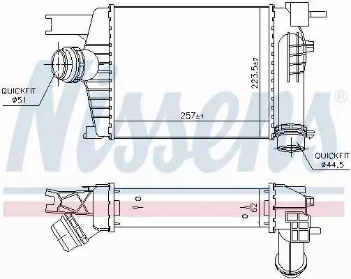 NISSENS CHŁODNICA INTERCOOLER 96479 