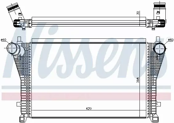 NISSENS CHŁODNICA INTERCOOLER 96494 