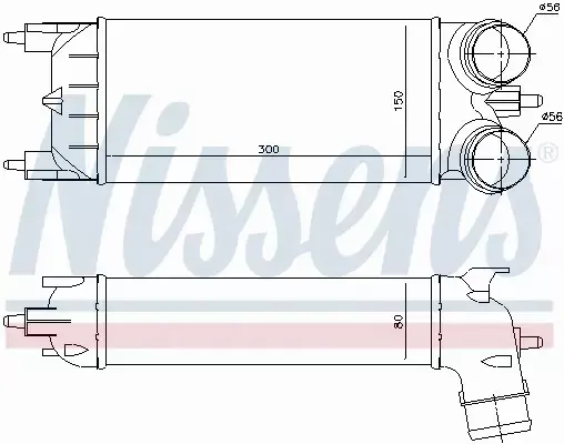 NISSENS INTERCOOLER 96511 